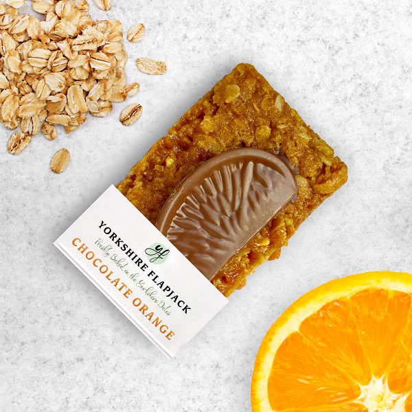 Chocolate Orange Yorkshire Flapjack