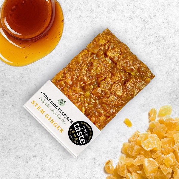 Stem Ginger Yorkshire Flapjack