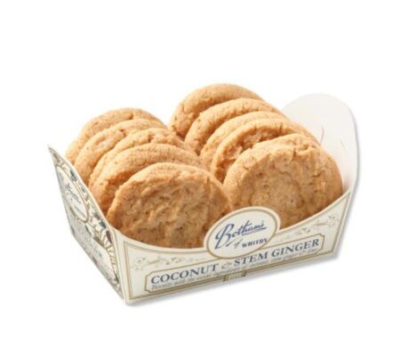 Coconut & Stem Ginger  Biscuits - 12x200g